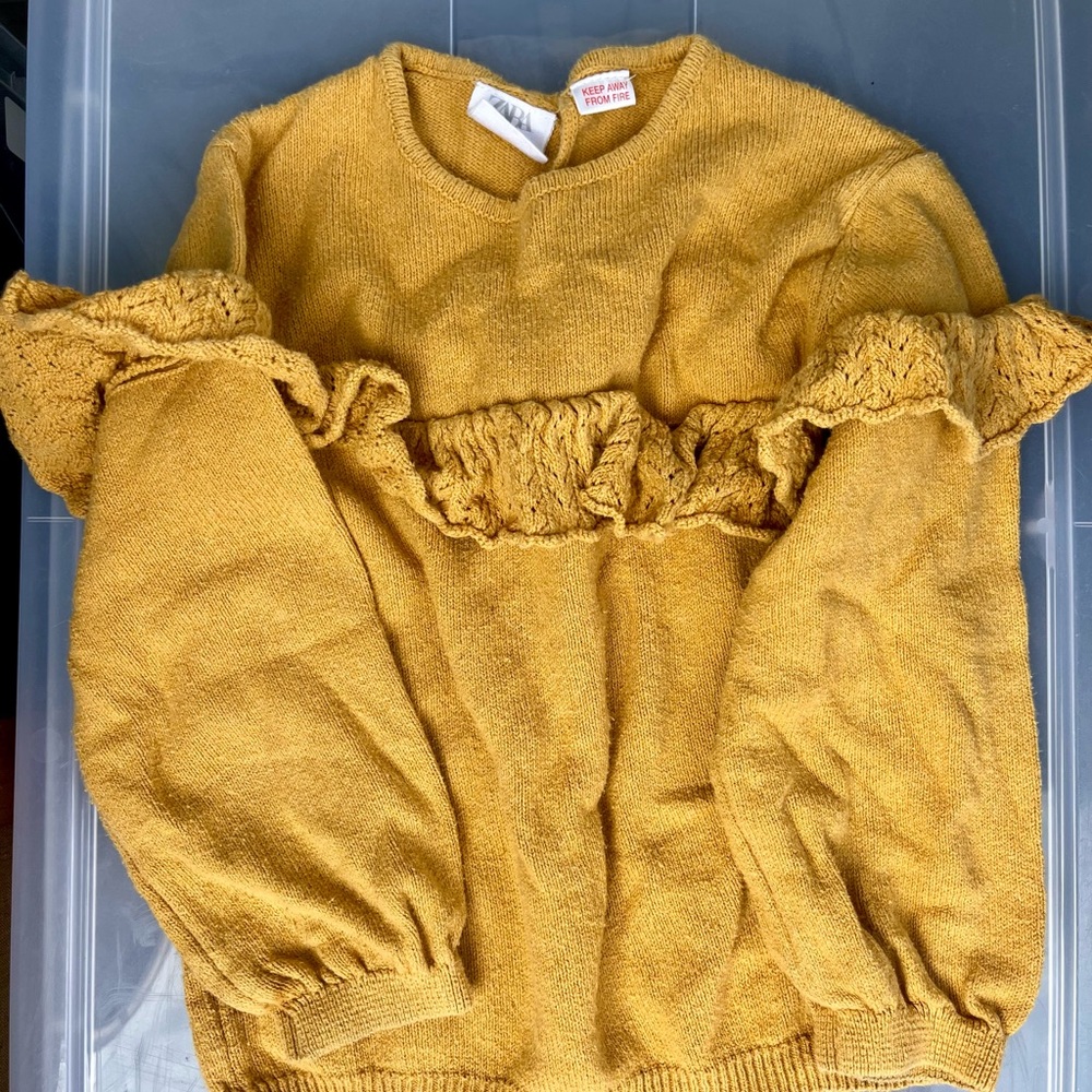 Zara 4-5T shirts and sweaters, worn but great condition